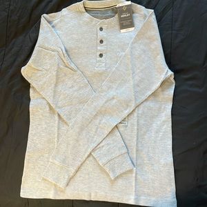 HENLEY Thermal LONG SLEEVE Shirt, NEVER worn just took out package for photos